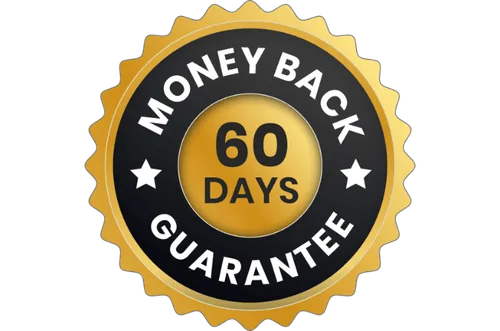 TheyaVue 60 day money back guarantee seal
