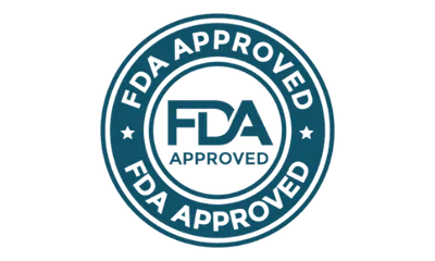 TheyaVue FDA-registered facility badge