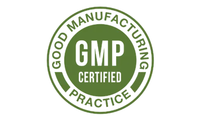 TheyaVue GMP manufacturing badge